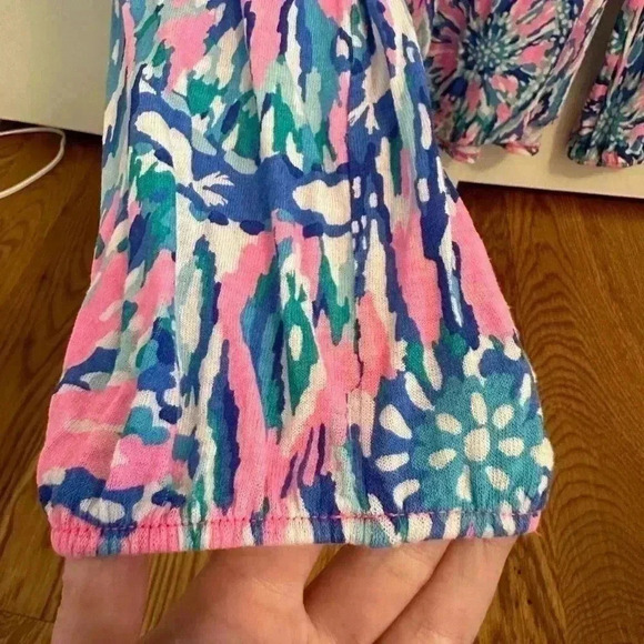 Lilly Pulitzer Lilias Tunic Cotton Top size Small - Picture 5 of 8